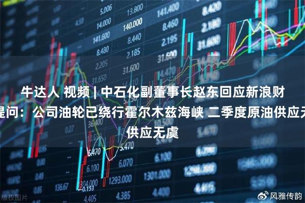 牛达人 视频 | 中石化副董事长赵东回应新浪财经提问：公司油轮已绕行霍尔木兹海峡 二季度原油供应无虞